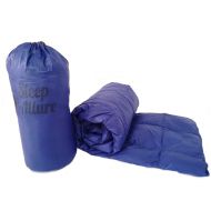 Horizon Sleep Allure Camping Blanket Indoor Outdoor Puffy 600 Fill Power Duck Down Throw with Buttons for Camping Hiking Blue