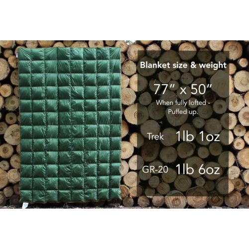  HORIZON HOUND Horizon Hound Down Camping Blanket - Outdoor Lightweight Packable Down Blanket Compact Waterproof and Warm for Camping Hiking Travel - 650 Fill Power