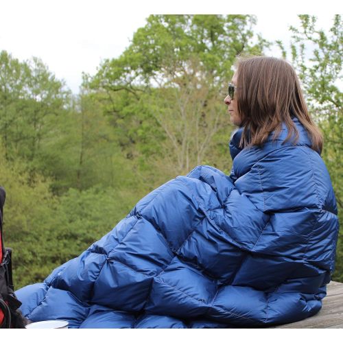  HORIZON HOUND Horizon Hound Down Camping Blanket - Outdoor Lightweight Packable Down Blanket Compact Waterproof and Warm for Camping Hiking Travel - 650 Fill Power