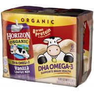 Horizon Organic, Lowfat Organic Milk Box with DHA Omega-3, Vanilla, 6 Count (Pack of 3),...