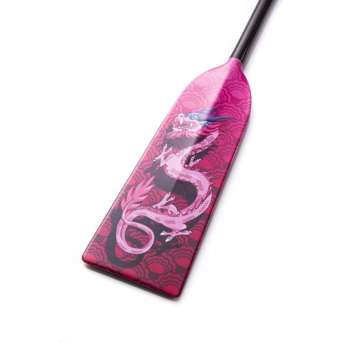  [아마존베스트]Hornet Watersports Dragon Boat Paddle Fixed Length Carbon Fiber Pink Dragon Lightweight IDBF Approved