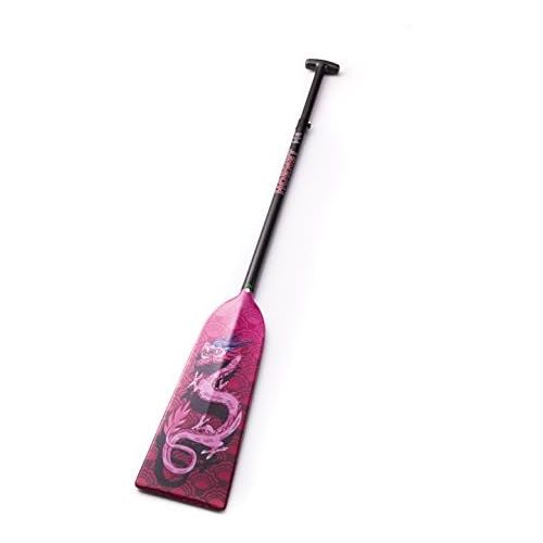  [아마존베스트]Hornet Watersports Dragon Boat Paddle Adjustable Carbon Fiber Pink Dragon Lightweight IDBF Approved