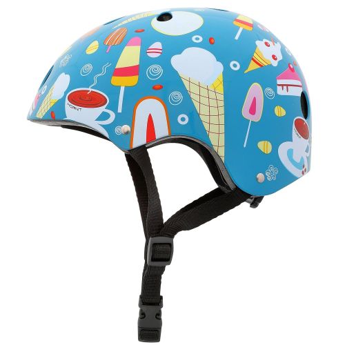  Hornit Mini Lids Multi-Sport Helmet with Rear Light | CPSC Certified for Biking, Skateboarding, and Skating | Fully Adjustable for Comfort and Safety