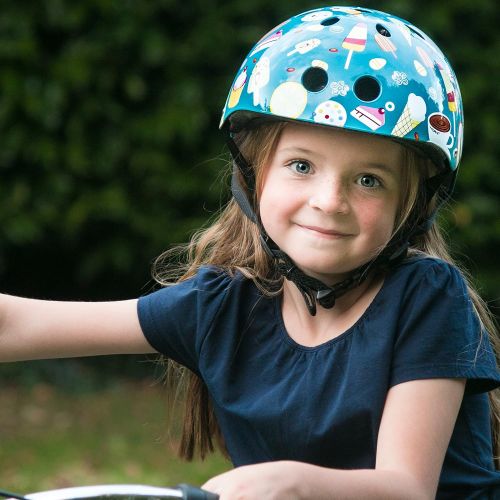  Hornit Mini Lids Multi-Sport Helmet with Rear Light | CPSC Certified for Biking, Skateboarding, and Skating | Fully Adjustable for Comfort and Safety