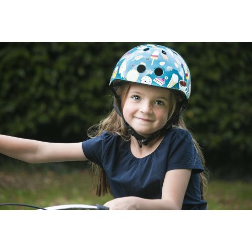  Hornit Mini Lids Kids Helmet Bicycle, Scooter, Skateboard Hard Shell Helmet with Rear Light, Fully Adjustable for Years of Use