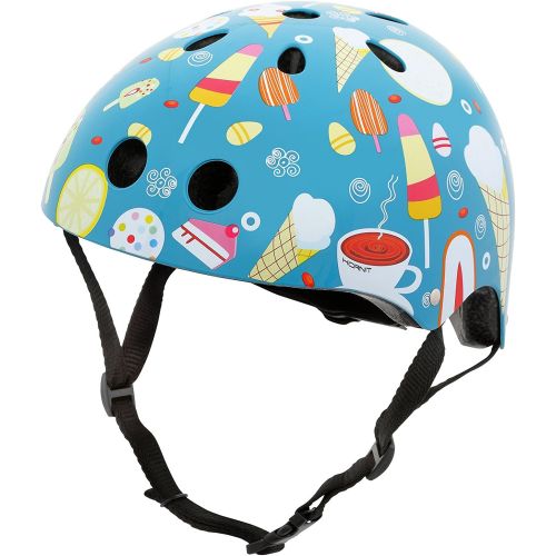  Hornit Mini Lids Kids Helmet. Fully-Adjustable Multi-Sport Hard Shell Helmet with Rear Safety Light, Medum, Major Tom