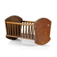 /HorsesForCourses Vintage doll bed, wooden doll bed, antique doll bed, large doll bed, doll cradle, doll crib, antique wood doll bed