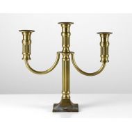 HorsesForCourses Art Nouveau brass candelabra