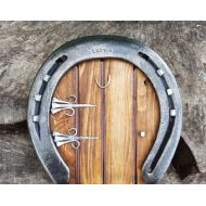 HorseshoeHeartsGifts Horseshoe Fairy Door for Home or Garden Equestrian Gift