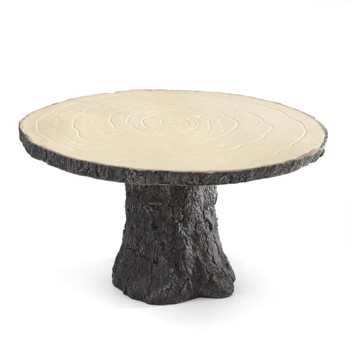  Hortense B. Hewitt Rustic Log Cake Stand Wedding Accessories