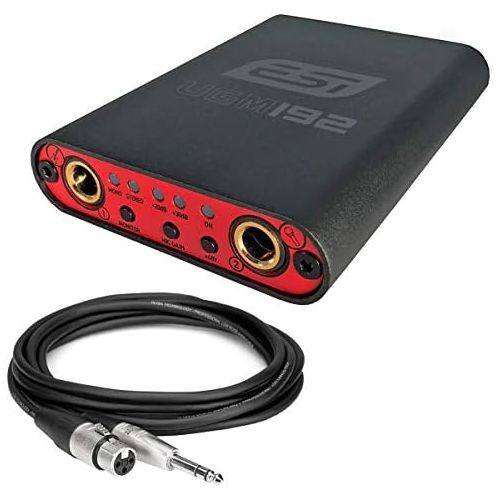  [아마존베스트]ESI UGM192 Compact 2-Channel USB Interface + Hosa HXS003 XLR to Jack Cable 1 m