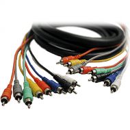 Hosa Technology CRA802 Eight Channel Male RCA to Male RCA Snake Cable - 6.6' (2 m)