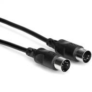 Hosa Technology MIDI 5-Pin DIN to MIDI 5-Pin DIN Cable - 25' (Black)