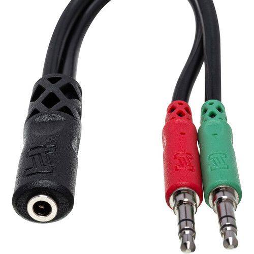  Hosa Technology Headset and Mic Breakout Cable