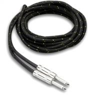 Hosa Technology 3GT Series Cloth Guitar Cable (Black/Gold) - 18'