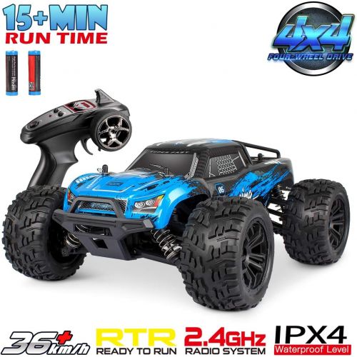  [아마존핫딜][아마존 핫딜] Hosim 1:16 Scale Electric Remote Control Car, 4WD 36+ kmh High Speed All Terrain Off-Road Buggy Monster Truck,Radio 2.4GHz 4x4 RC Cars Trucks Vehicle -Waterproof Toys Trucks Cars f