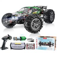 Hosim 2845 Brushless 55+ KMH 4WD High Speed RC Monster Truck, 1:16 Scale RC Car All Terrain Off-Road Waterproof 2.4GHZ Hobby Grade Remote Control Vehicle for Adults Children(Green)