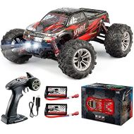 Hosim 1:16 Scale 36+KPH All Terrain RC Car,4WD Waterproof High Speed Electric Toy Off Road RC Monster Truck Vehicle Crawler with 2 Rechargeable Batteries for Boys Kids and Adults(R