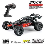 Hosim 1:16 Scale 4WD Remote Control RC Truck G171, High Speed Racing Vehicle 36km/h Radio Controlled Off-Road 2.4Ghz RC Car Electronic Monster Hobby Truck R/C RTR Car Buggy for Kid