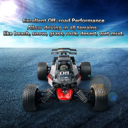  Hosim 1:16 Scale 4WD Remote Control RC Truck G171, High Speed Racing Vehicle 36km/h Radio Controlled Off-Road 2.4Ghz RC Car Electronic Monster Hobby Truck R/C RTR Car Buggy for Kid