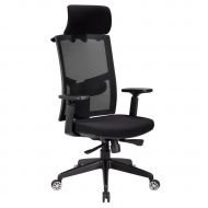 Hosmat Ergonomic Office Chair,Mesh Swivel Executive Computer Chair w/Armrest Headrest Adjustable Lumbar Support and Tilt Angle