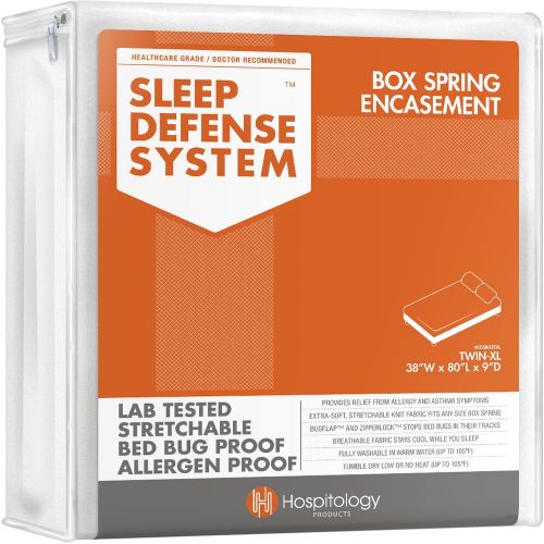  Sleep Defense System by Hospitology - Bed Bug Proof Box Spring Encasement