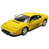 Hot Wheels Wholesale 1989 Ferrari 348 TB Yellow Elite Edition 1/18 Diecast Car Model by Hotwheels
