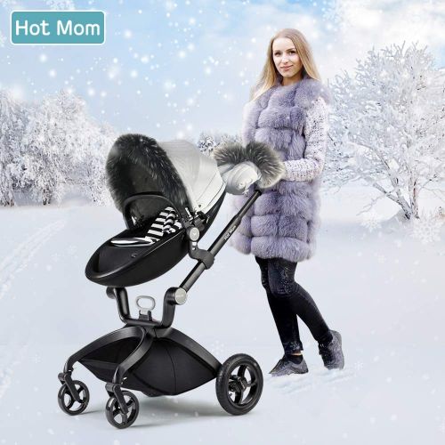  Baby Stroller 2018, Hot Mom Baby Carriage with Bassinet Combo,White