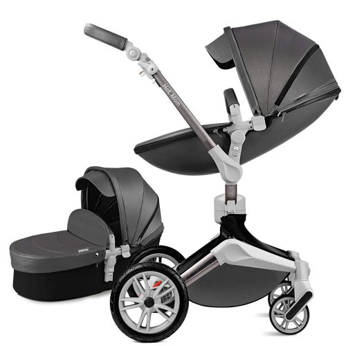  [아마존핫딜][아마존 핫딜] Hot Mom Baby Stroller 360 Rotation Function,Virgin Mary Baby Carriage Pushchair Pram 2020,Dark Grey