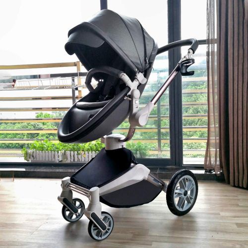  [아마존핫딜][아마존 핫딜] Hot Mom Baby Stroller 360 Rotation Function,Virgin Mary Baby Carriage Pushchair Pram 2020,Dark Grey