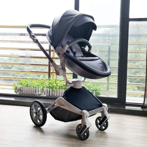  [아마존핫딜][아마존 핫딜] Hot Mom Baby Stroller 360 Rotation Function,Virgin Mary Baby Carriage Pushchair Pram 2020,Dark Grey