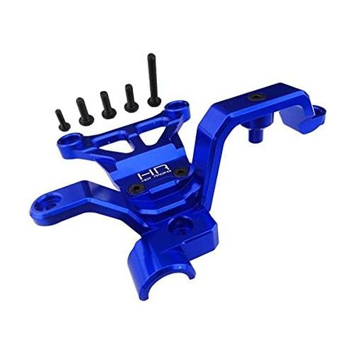  Hot Racing XMX12M06 Aluminum Front Steering Brace for The Traxxas X-Maxx, Blue