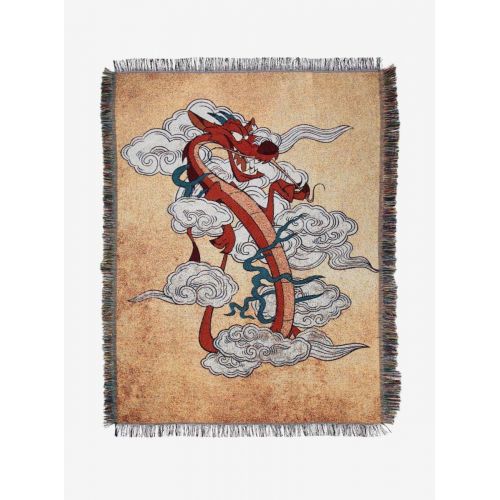  Hot Topic Disney Mulan Mushu in The Smoke Tapestry Throw