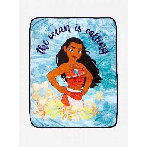  Hot Topic Disney Moana The Ocean is Calling Throw Blanket