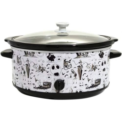  [아마존베스트]Hot Topic The Nightmare Before Christmas Characters 7-Quart Slow Cooker