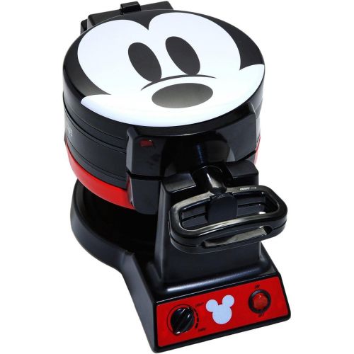  [아마존베스트]Hot Topic Disneys Mickey Mouse 90th Anniversary Double Flip Waffle Maker