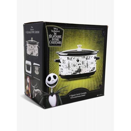  [아마존베스트]Hot Topic The Nightmare Before Christmas Characters 7-Quart Slow Cooker