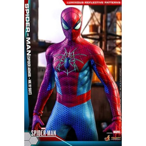 핫토이즈 Hot Toys Marvel Spider-Man Game Spider-Man (Spider Armor - MK IV Suit) 1/6 Scale 12