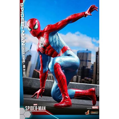 핫토이즈 Hot Toys Marvel Spider-Man Game Spider-Man (Spider Armor - MK IV Suit) 1/6 Scale 12
