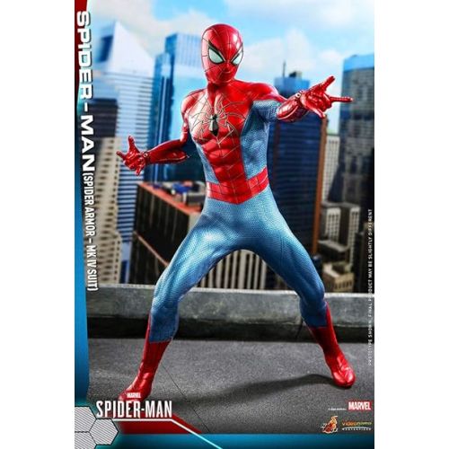 핫토이즈 Hot Toys Marvel Spider-Man Game Spider-Man (Spider Armor - MK IV Suit) 1/6 Scale 12