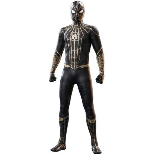 핫토이즈 Hot Toys 1:6 Spider-Man Black & Gold Suit - Spider-Man: No Way Home