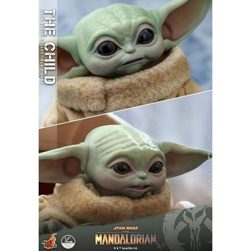 핫토이즈 Star Wars The Mandalorian 3 Inch Action Figure 1/4 Scale - The Child (Baby Yoda) Hot Toys 905872