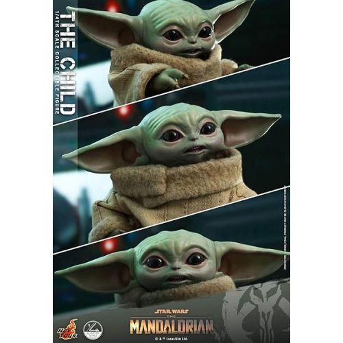 핫토이즈 Star Wars The Mandalorian 3 Inch Action Figure 1/4 Scale - The Child (Baby Yoda) Hot Toys 905872