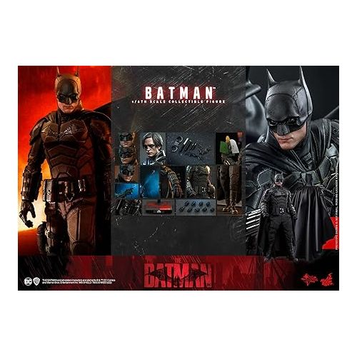 핫토이즈 ホットトイズ(Hot Toys) Movie Masterpiece The Batman - Batman - 1/6 Scale Figure, Black