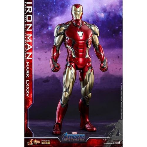 핫토이즈 Hot Toys Marvel: Avengers Endgame - Iron Man Mark LXXXV 1:6 Scale Figures, Multicolor, HT904599