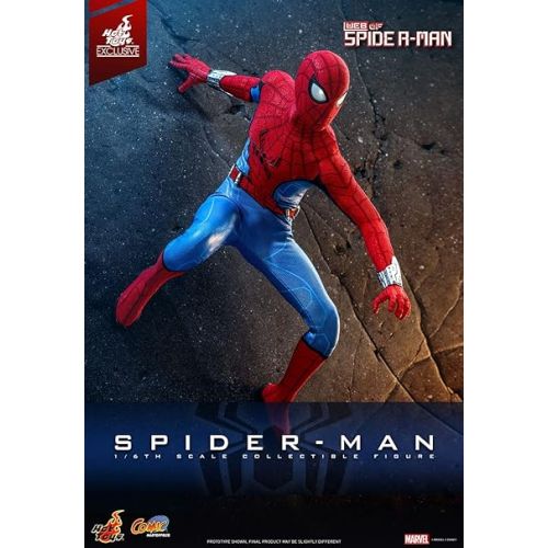 핫토이즈 Hot Toys W.E.B. of Spider-Man Comic Masterpiece 1/6 Scale Exclusive Figure