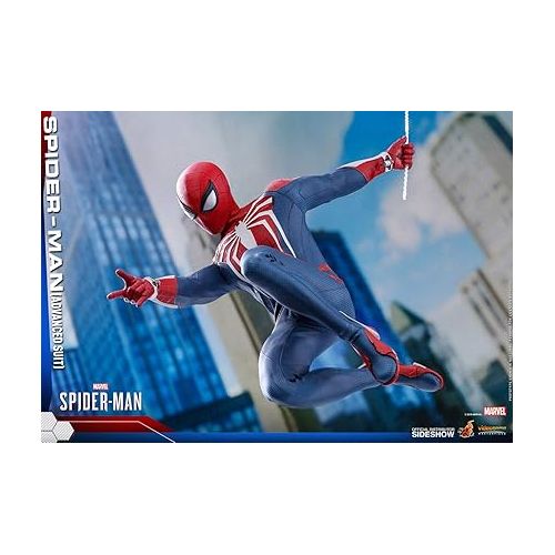 핫토이즈 Hot Toys Spider-Man Advanced Suit 1/6 Sixth Scale Figure Marvel Video Game Masterpiece Series Action Figure