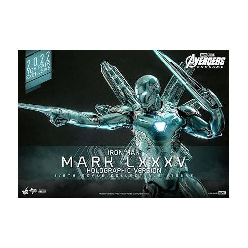 핫토이즈 Hot Toys Iron Man Mark LXXXV Holographic Movie Masterpiece Diecast 1/6 Scale Exclusive Figure