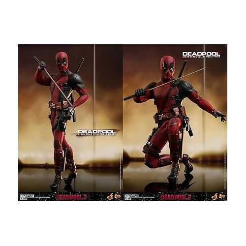 핫토이즈 Hot Toys HT903587 1:6 Deadpool II Movie Version, Red & Black