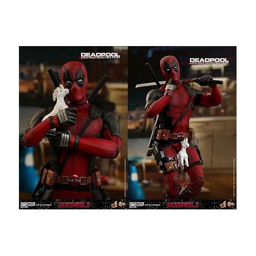 핫토이즈 Hot Toys HT903587 1:6 Deadpool II Movie Version, Red & Black